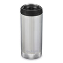 Botella térmica TKWide Klean Kanteen con tapa Café 12oz (355ml) Plata