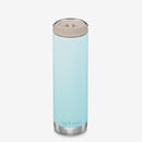 Botella térmica TKWide Klean Kanteen con tapa Café 20oz (592ml) Celeste pastel