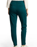 Pantalón ancho de mujer con cintura elástica y bolsillos