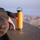 Botella térmica Classic Klean Kanteen con tapa Loop 12oz (355ml) Amarillo