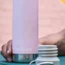 Botella térmica Classic Klean Kanteen con tapa Loop 12oz (355ml) Rosa pastel