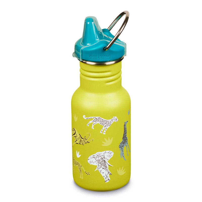 Botella Classic infantil Klean Kanteen con tapa Sippy 12oz (355ml) Verde claro