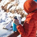 Botella térmica Classic infantil Klean Kanteen con tapa Sport 12oz (355ml) Azul