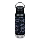 Botella térmica Classic Klean Kanteen con tapa Loop 12oz (355ml) Negro estampado