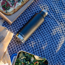 Botella térmica Classic Klean Kanteen con tapa pour through 25oz (750ml) Negro