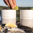 Vaso Rise Lowball Tumbler Klean Kanteen con tapa Flip 10oz (280ml) Crudo