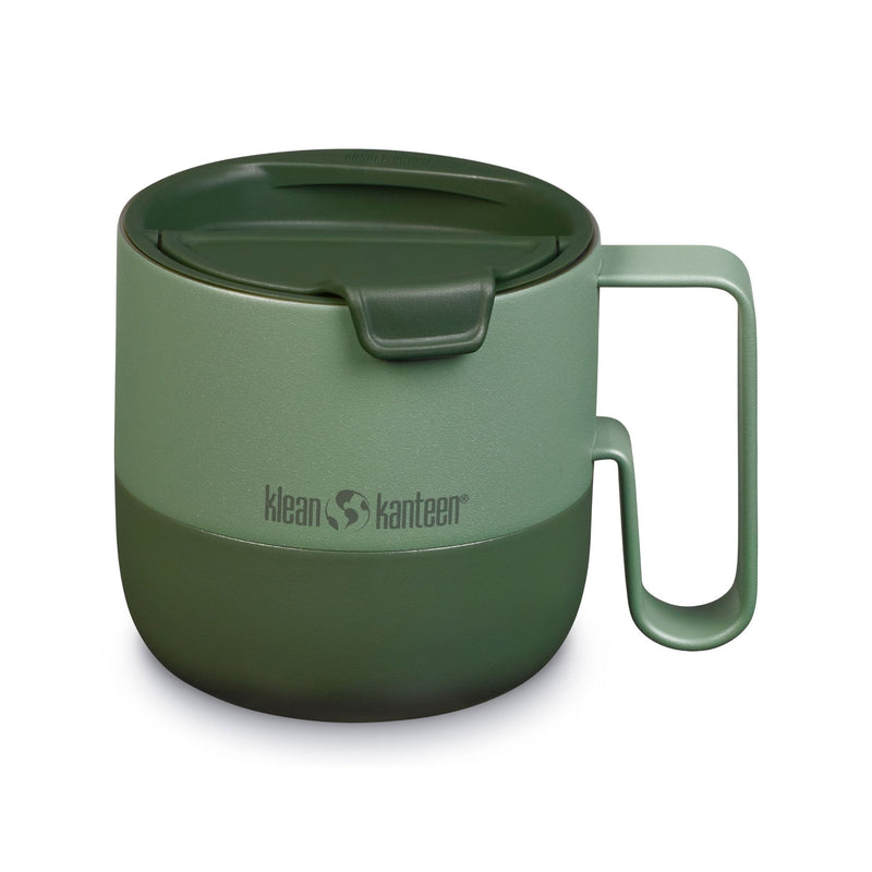Taza Rise Klean Kanteen con tapa Flip 14oz (399ml) Verde oscuro