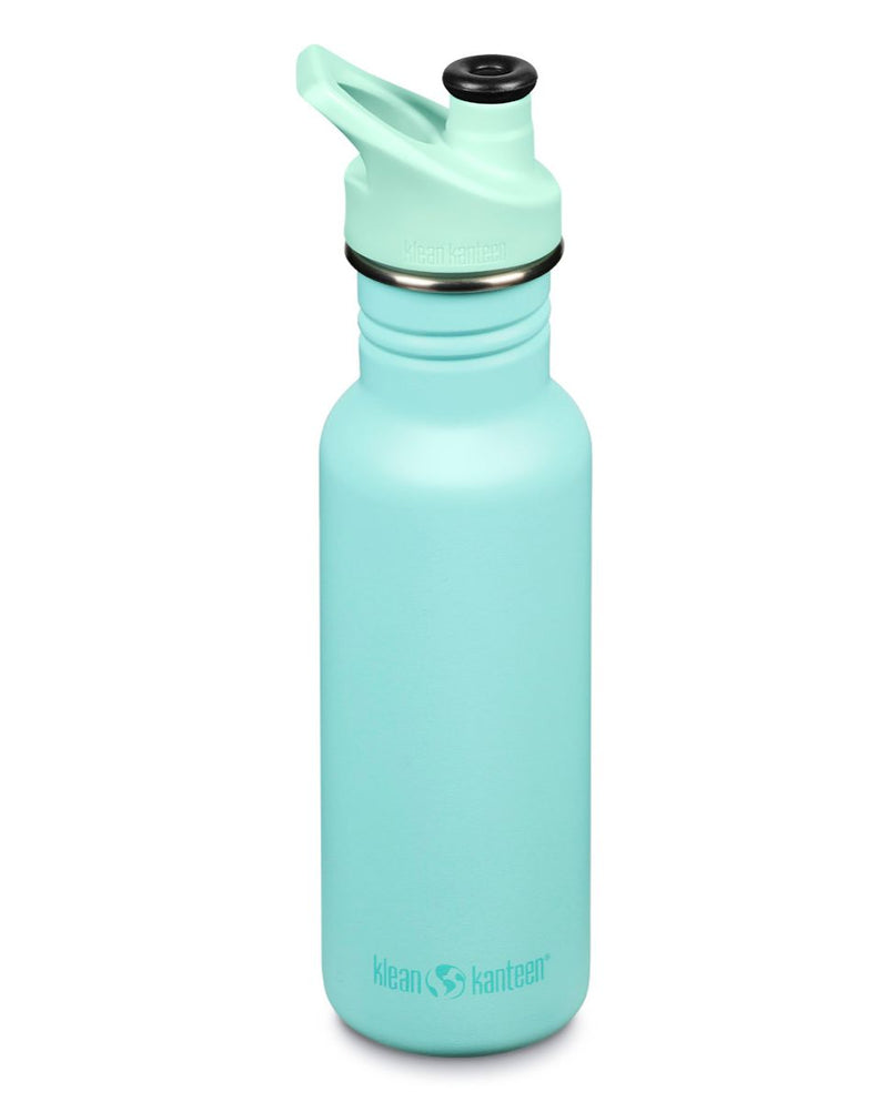 Botella Classic Klean Kanteen con tapa Sport 18oz (532ml) Celeste pastel