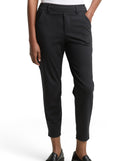 Pantalón pitillo de mujer con largo tobillero y cintura media