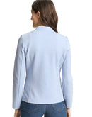 Blazer de mujer con cuello solapa y manga larga
