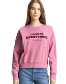 Sudadera de mujer con cuello redondo