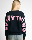 Sudadera de mujer con cuello redondo