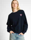 Sudadera de mujer con cuello redondo