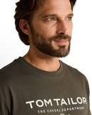 Camiseta de hombre en color verde con manga corta y cuello redondo
