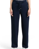 Pantalón recto de mujer con cintura alta y diseño liso
