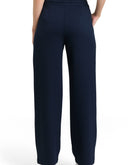 Pantalón recto de mujer con cintura alta y diseño liso