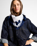 Pañuelo de mujer con estampado geométrico