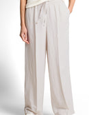 Pantalones anchos de mujer con cintura ajustable y cordón