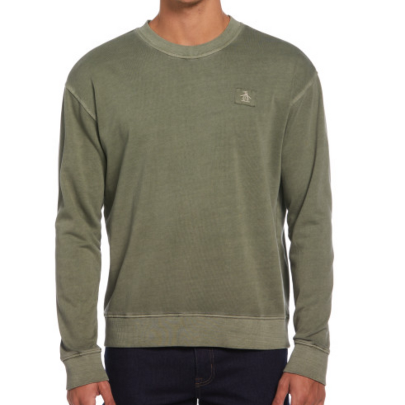 Sudadera Terry verde olivo