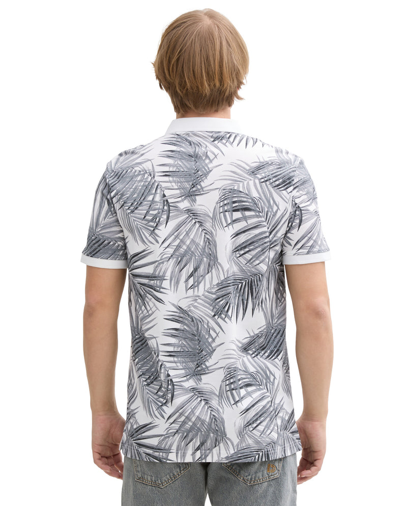 Polo de hombre de manga corta con estampado