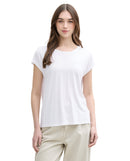 Camiseta de mujer de manga corta cuello redondo
