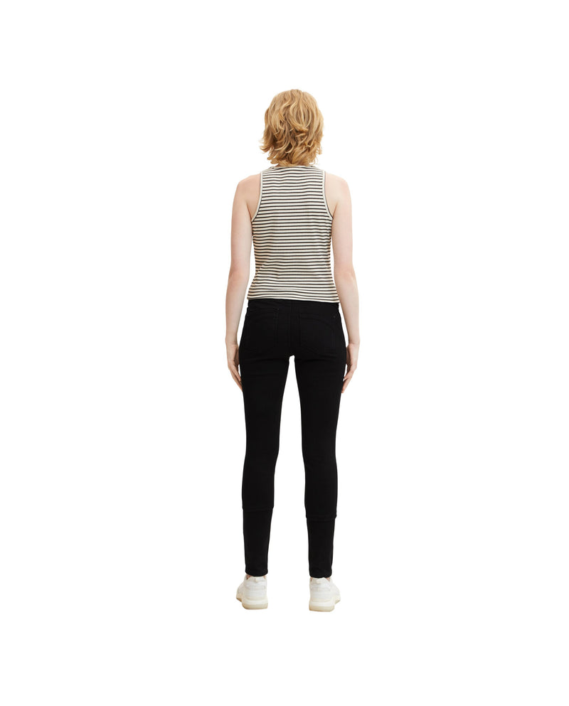 Vaquero de mujer Jona extra skinny efecto desgastado negro