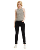 Vaquero de mujer Jona extra skinny efecto desgastado negro