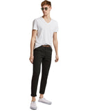Chino de hombre de ajuste slim negro