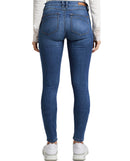 Vaquero de mujer Jona extra skinny efecto desgastado azul