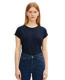 Camiseta de mujer de manga corta con cuello redondo