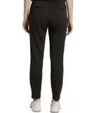 Pantalón de mujer holgado con cintura elástica negro