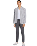 Chino de hombre recto con bolsillos gris oscuro