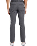 Chino de hombre recto con bolsillos gris oscuro