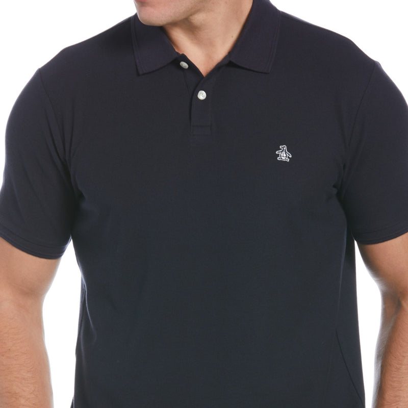 Polo Daddy azul marino de algodón orgánico