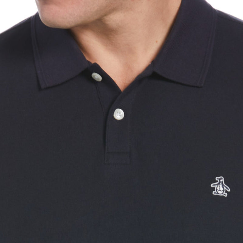 Polo Daddy azul marino de algodón orgánico