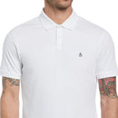 Polo Daddy Piqué Orgánico Pegatina Pete blanco