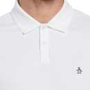 Polo Daddy Piqué Orgánico Pegatina Pete blanco