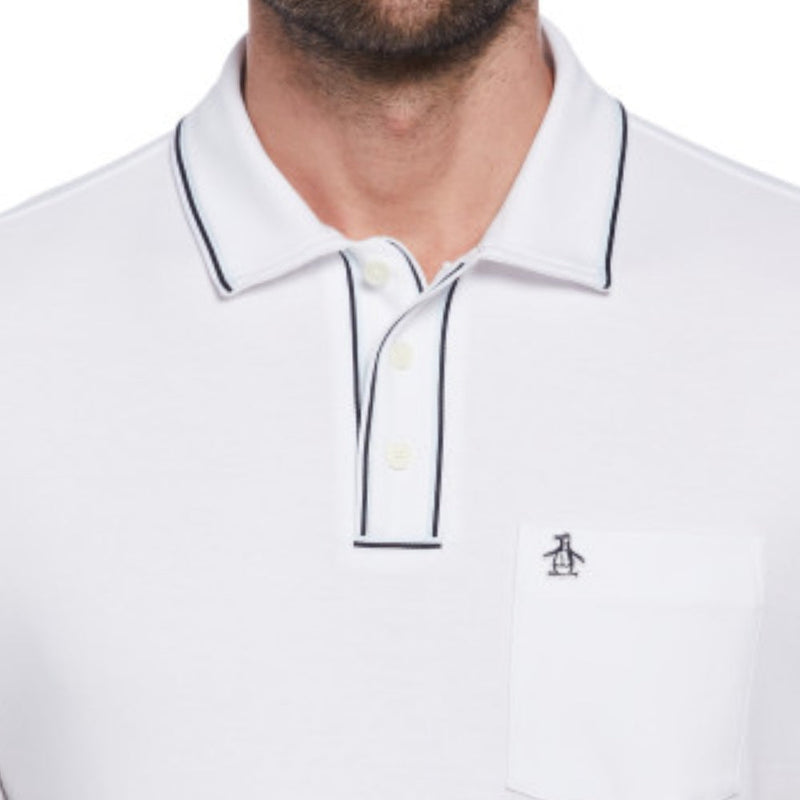Polo earl 3D orgánico blanco