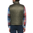 Chaleco relleno rec acolchado vertical verde