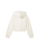 Sudadera de niña 100% algodón con capucha