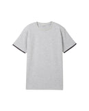 Camiseta de niño manga corta con estampado liso