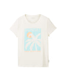 Camiseta de niña manga corta con dibujo frontal
