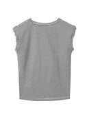 Camiseta de niña sin mangas con nudo