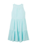 Vestido midi de niña sin mangas