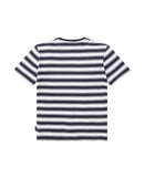 Camiseta de niño con estampado de rayas con un bolsillo en el pecho