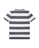 Camiseta de niño de manga corta con estampado a rayas