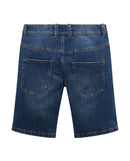 Bermuda de niño en estilo cinco bolsillos en color azul