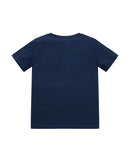 Camiseta de niño de manga corta con dibujo frontal