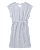 Vestido sin mangas a rayas