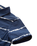 Camisa de niño de manga corta a rayas